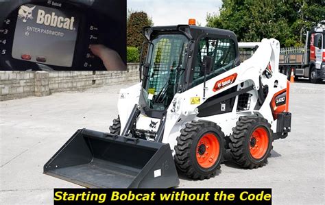 how to start a bobcat skid steer without a key|bobcat key blank.